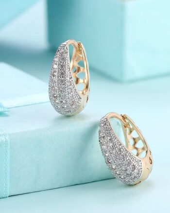 Stone-Studded Huggies
